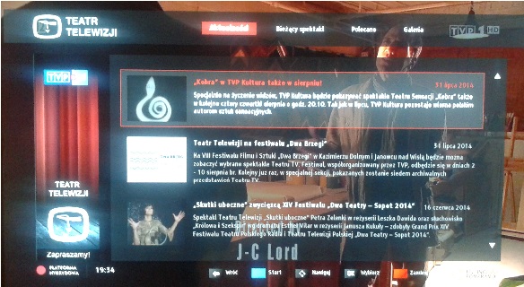 Telewizja hybrydowa w praktyce: Teatr Telewizji i ankieta